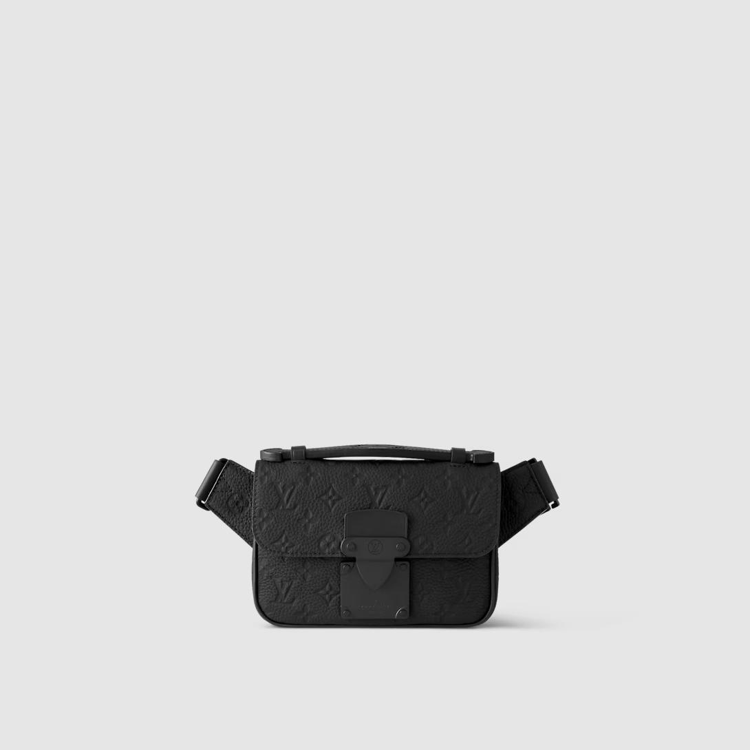 Túi Louis Vuitton S Lock Sling Bag Nam Đen